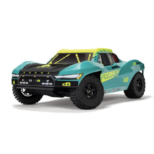 Arrma - 1/10 FURY 223S BLX Brushless 2WD Short Course Truck RTR with DSC, Green