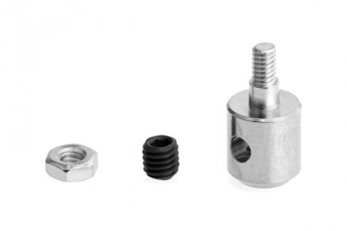Threaded-Pushrod Connector M2, d=2,05mm, 5pcs