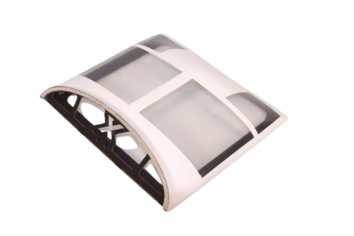 Extreme Flight - Turbo Bushmaster 140" (120CC), Pare-brise, Bleu/Blanc/Jaune