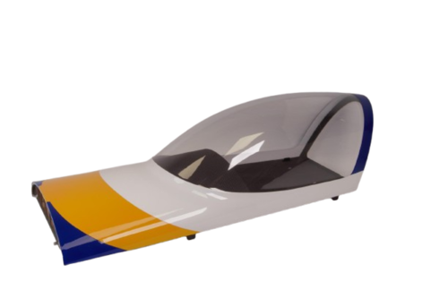 Extreme Flight - Slick 580 85", Canopy, Blue/White/Silver