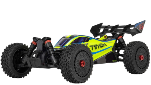 Arrma - 1/8 TYPHON 223S BLX Brushless 4X4 Buggy RTR with DSC, Yellow