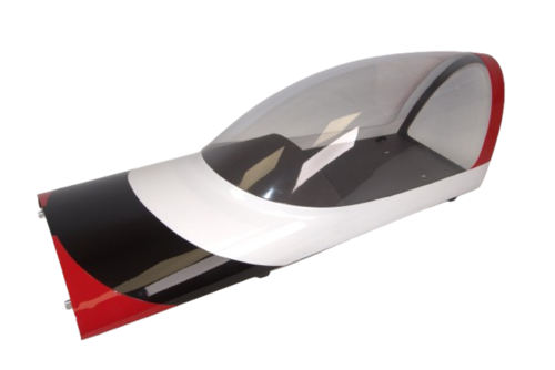 Extreme Flight - Slick 580 85", Canopy, Red/White/Silver