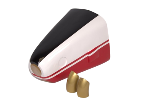 Turbo Duster 65", Capot moteur, Blanc/Rouge