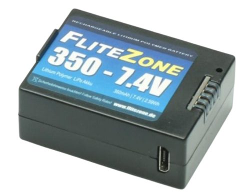 Pichler/Flitezone 2S 7,4V Lipo Batterij 350mAh voor EC135