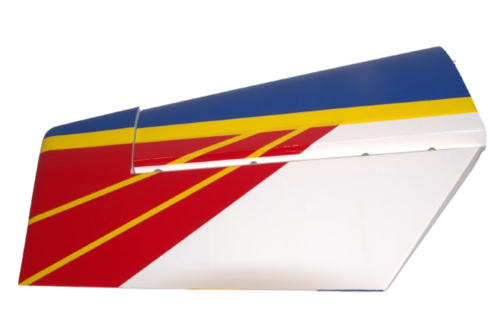 Yak 54 88", Höhenruder Set Blau