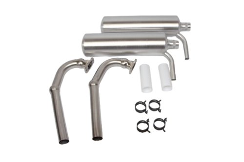 MTW - Muffler Set For DLE111 With TD80 And Knuckle Headers