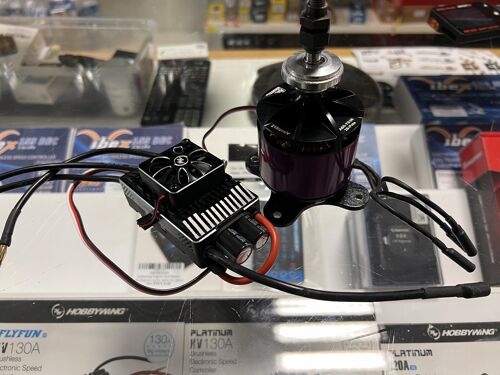 Second Hand - Hacker A60-7S (215kV) with Platinum Pro HV 130A (10s)