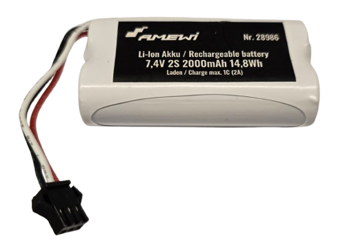 Li-Ion Battery 2S 7,4V 2000mAh HBX 3-Pin