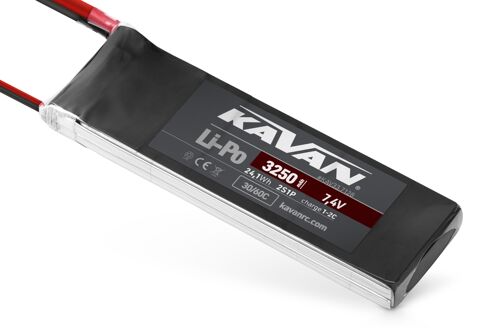 Kavan Li-Po 2S 3250mAh/7,4V 30/60C Air Pack