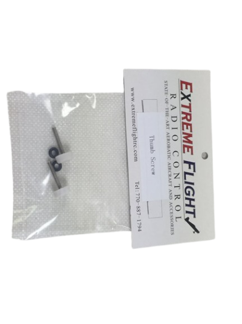 Extreme Flight - 3mm duimschroeven voor canopies en SFG's, wit