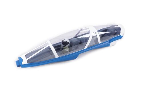 Xfly Alpha Jet, cockpit, bleu