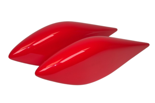 Capot de roue 38% Super Decathlon, rouge/blanc