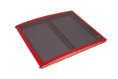 Trappe en bois supérieure avec plexi pour Decathlon 38% Rouge