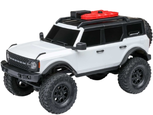 Axial - 1/24 SCX24 Ford Bronco V2 4X4 RTR Brushed Rock Crawler (Battery & Charger Included), White