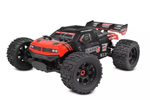 Team Corally - PUNISHER 4 - 1/10 - RTR - Red - Car - Brushless Power 4S - No Battery - No Charger