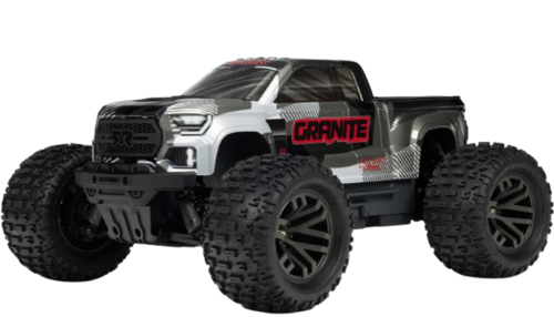 Arrma - 1/10 GRANITE 223S DSC 4X4 RTR Brushless Monster Truck, Gun Metal