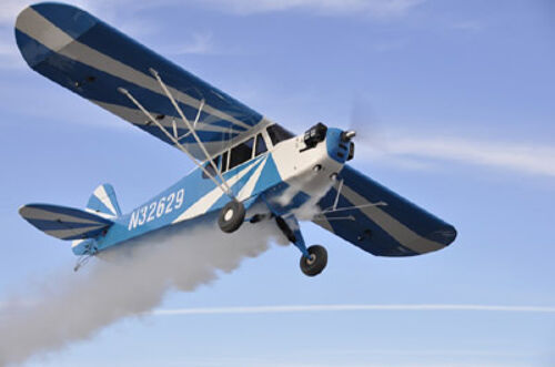 Bill Hempel - 40% Clipped Wing Cub 144" (3657mm) Blue/White