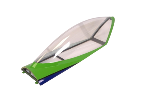 Extreme Flight - Peregrine 76,5" 60-70CC, Cockpitkap, Groen/Wit