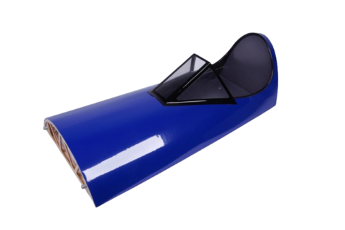 Extreme Flight - Muscle Bipe 85", Verrière, Bleu/Blanc