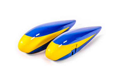 Extreme Flight - Edge 540 67", Wheelpants, Blue/Yellow