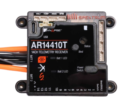 Spektrum - AR14410T 14-Channel PowerSafe Telemetry Receiver