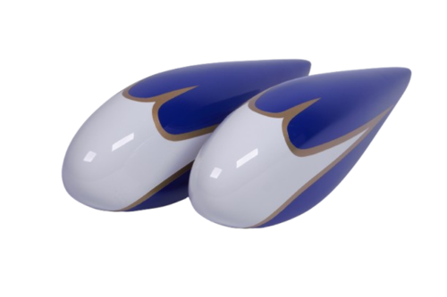 Extreme Flight - Muscle Bipe 85", Carénage de Roue, Bleu/Blanc