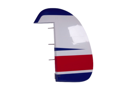 Yak 55m 2m20, Höhenruder, Blau/Rot