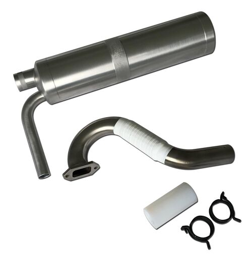 MTW - Ensemble Silencieux Pour DLE61 Sur Kits EF 85-88-91" Avec TDH-80 Et Décalage 25mm