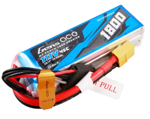 Gens Ace G-Tech 1800mAh 3S1P 11,1V 45C Lipo Batterie