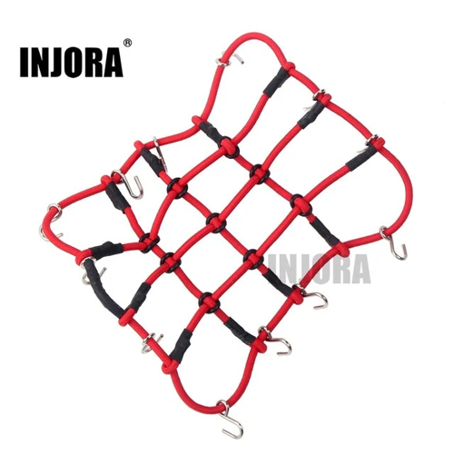 INJORA Filet Élastique Mini 132*105mm pour Bagages pour Crawler RC 1/10