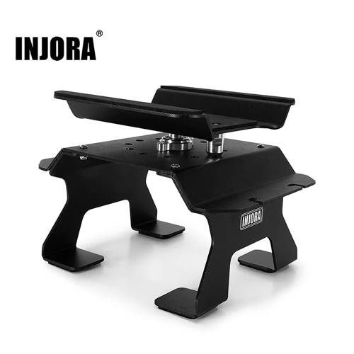 INJORA Support en Aluminium pour Voiture RC avec Support de Amortisseur pour Voitures RC 1/10