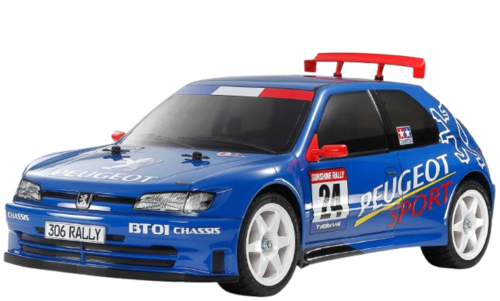 Tamiya - Peugeot 306 Maxi BT01 Kit 1/10 + Moteur/ESC (Pas de radio)