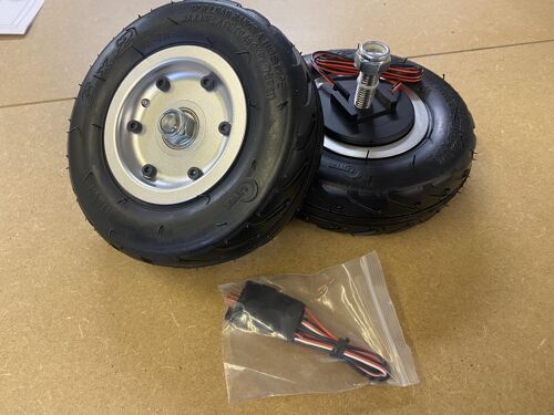 NEW - JP Hobby Electric Brake with 2x 152mm Wheels (M12 axle, for models over 30kg)