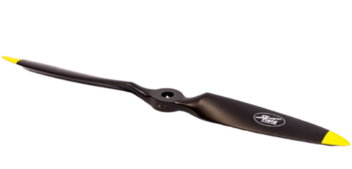 Fiala - 20x10E Wooden 2-Blade Propeller Black/Yellow (Electric only)