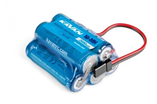 Kavan 2000mAh 5 Zellen 6,0V NiMh Akku RX AA Flach