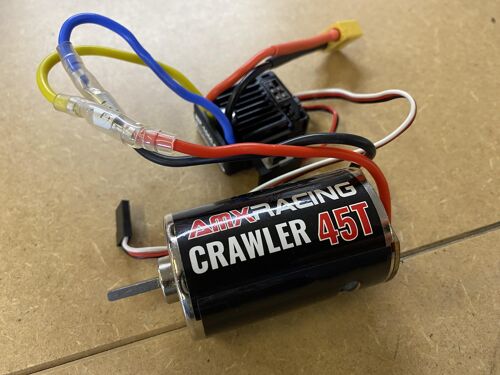 Second Hand - AMX Racing Crawler 45T Brushed Motor + ESC WP-1060-RTR
