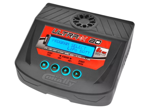 Team Corally - Ultra-X 80 - Chargeur AC/DC avec équilibrage - 80W - 1-6S Lixx - 1-15 Nixx - 2-20V PB - Version EURO