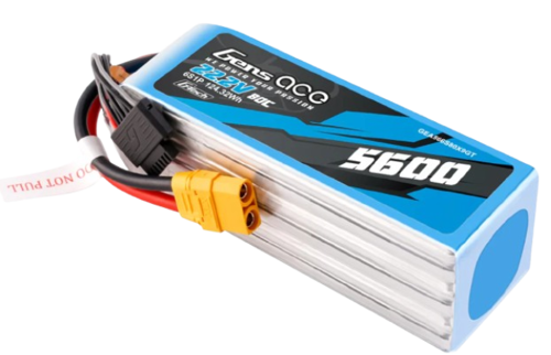Gens Ace G-Tech 5600mAh 6S1P 22,2V 80C Lipo Battery