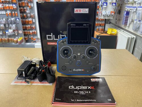AS NEW (DEMO) - Jeti DUPLEX DS-14 II Blue Multimode + Many Optional Modules Purchased
