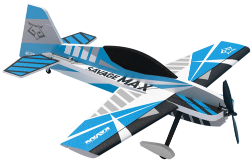 Kavan - Savage MAX V2 1080mm Park Flyer EPP Kit Blauw