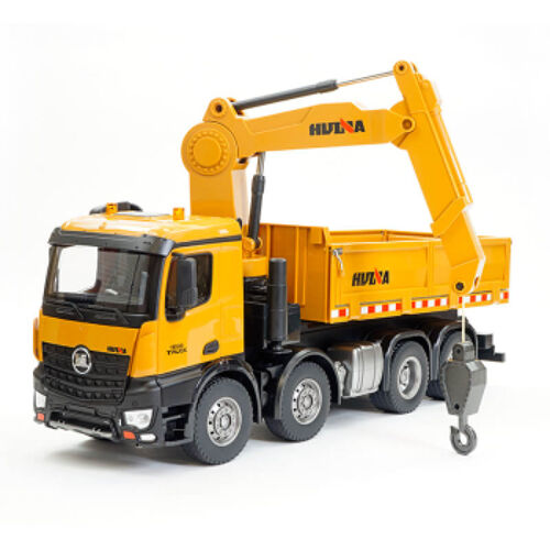 Huina - 1/14 RC Timber Grab 2.4G 8-Wheeler Dump Truck