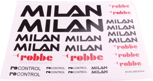 Stickers AcroMaster Pro blauw-rood