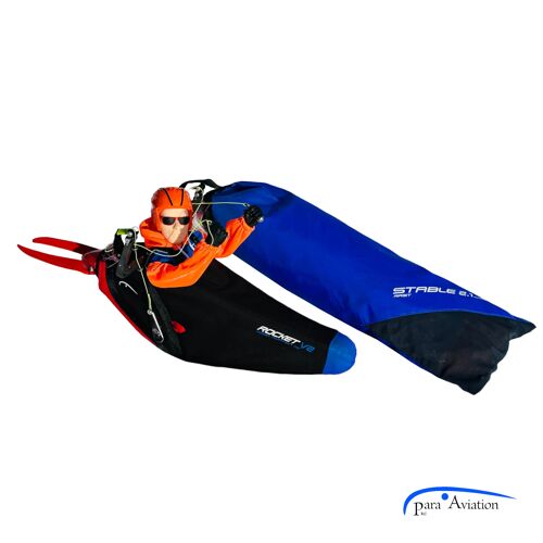 RC paraglider set Stable 2.1 Race RAST & RoCket V2 (Orange)