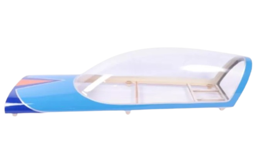 Extreme Flight - Extra 300 125" V4, Kabine, Oranje/Blauw