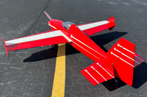 Extreme Flight - Laser 49", Rood/Wit RXR
