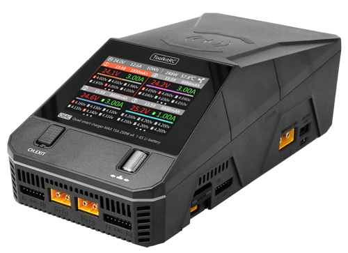 ToolkitRC - Q6AC LiPo 1-6S 15A Quadro Lader AC/DC