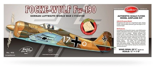 Guillow's - Focke Wulf FW190 Laser-Cut