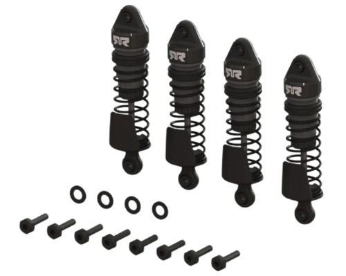 Arrma - Aluminium-Stoßdämpfer-Set, 58 mm Länge, 2000cSt Öl (4 Stück), Gunmetal: GROM