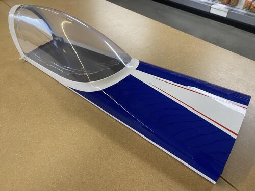 NEW - Extreme Flight Extra 260 67", Canopy, Blue/White (SMALL DAMAGE)
