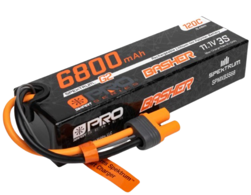 Spektrum - Batterie LiPo Smart G2 Pro Basher 11,1V 6800mAh 3S 120C : IC5